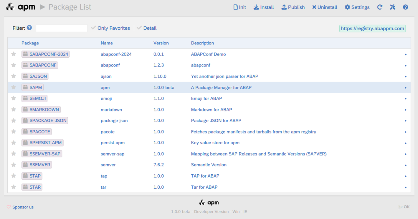 apm screenshot